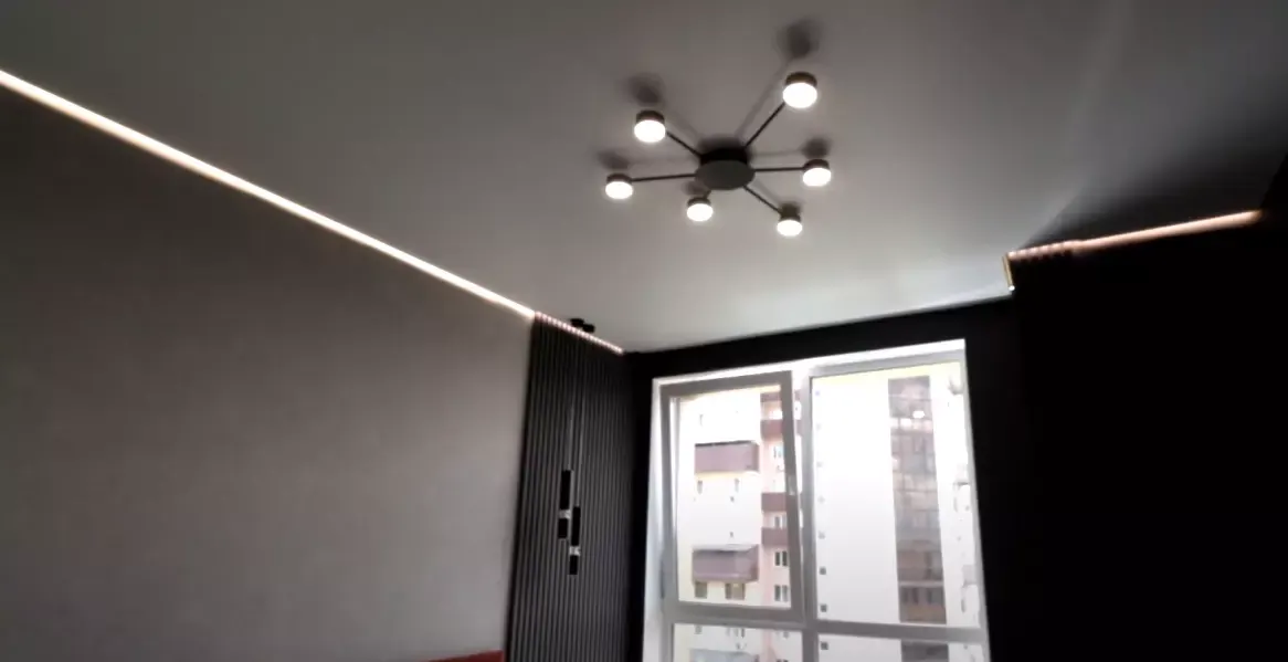 Натяжной потолок MSD Premium с подсветкой — Киров, Советская, 66, фото 1